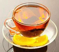 Чай с лимоном